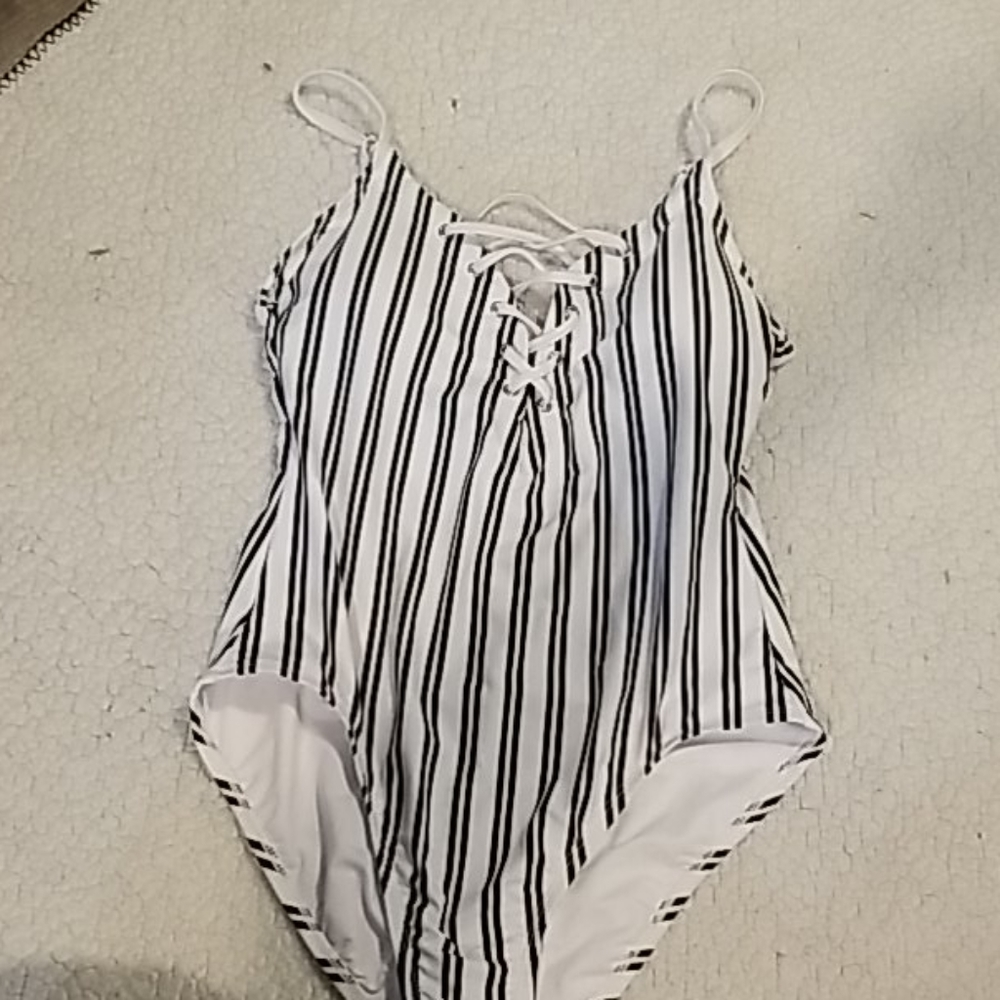 NWT STRIPED ONE PIECE